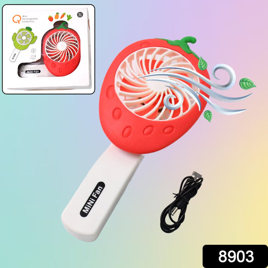 Rechargeable Handheld Mini Fan (Battery Not Included Mix Color)