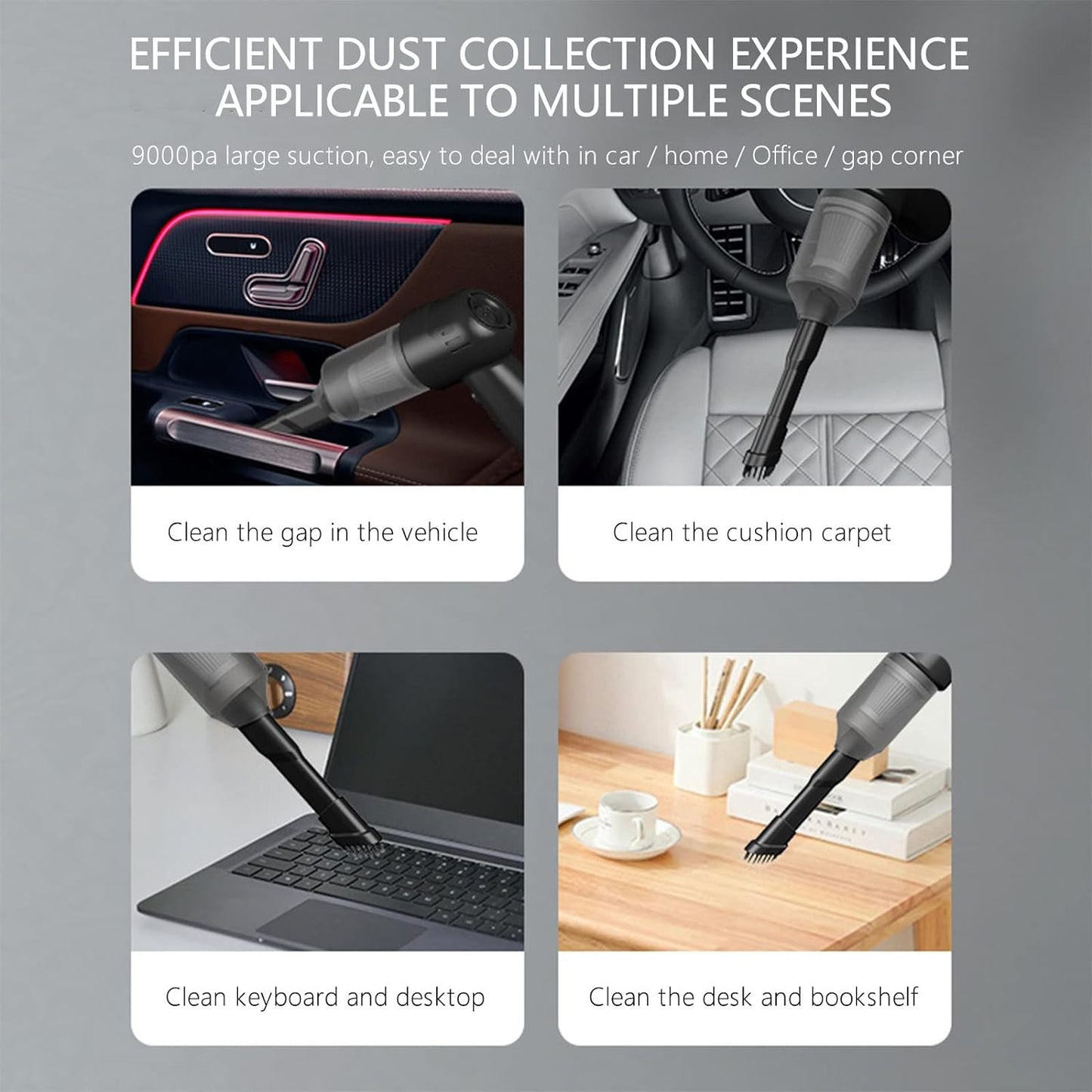 3-in-1 Wireless Mini Vacuum Cleaner with Blower