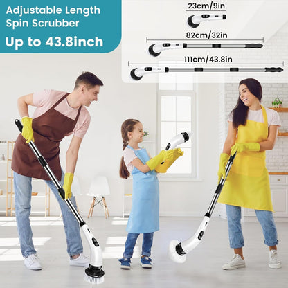 9-in-1 Electric Spin Scrubber - (1 Set)
