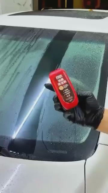 2-in-1 Car Oil Film Cleaning Brush with Foam Head